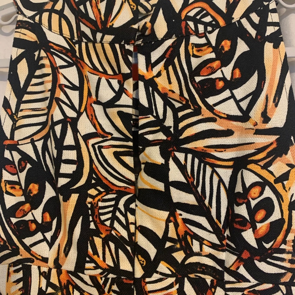 Richard Malcolm Leaf Pattern Dress - image 3